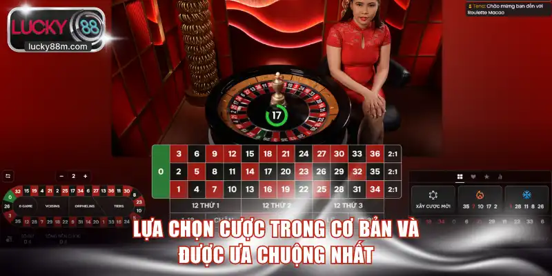 Lựa chọn cược trong cơ bản và được ưa chuộng nhất